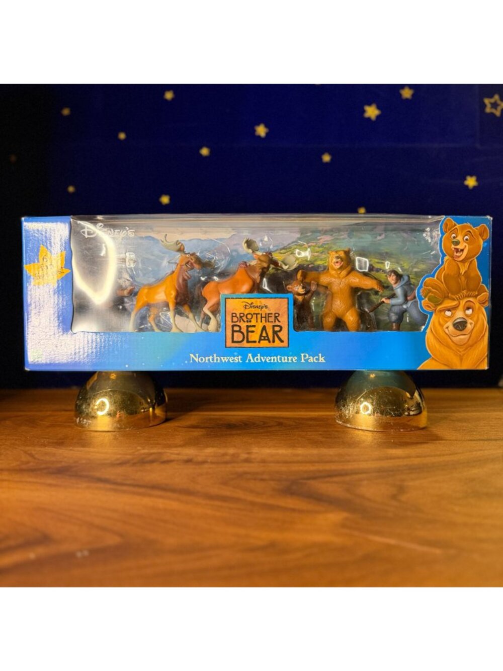 Disney Brother Bear Northwest Adventure Pack Figure Set | 6-Piece Playset